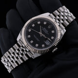 Rolex Datejust 41, Black Diamond Dial, Jubilee, Ref. 126334, 2025, B+P