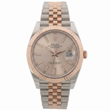 Rolex Datejust 41, Sundust Dial, Jubilee, Everose-Gold, Erstkaufrechnung, Ref. 126331, 2022, B+P