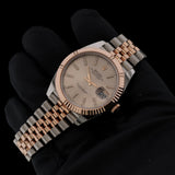 Rolex Datejust 41, Sundust Dial, Jubilee, Everose-Gold, Erstkaufrechnung, Ref. 126331, 2022, B+P
