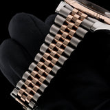 Rolex Datejust 41, Sundust Dial, Jubilee, Everose-Gold, Erstkaufrechnung, Ref. 126331, 2022, B+P