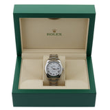 Rolex Datejust 41 mm, white, Roman numerals, Ref. 126300, 12-2023, B+P