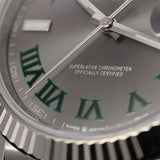 Rolex Datejust 41, Wimbledon Dial, Jubilee, Ref. 126334, 2021, B+P