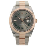 Rolex Datejust 41, Wimbledon Dial, Oyster, Stahl/Everose Gold Erstkaufrechnung, LC100, Ref. 126301, 08-2025, B+P