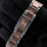 Rolex Datejust 41, Wimbledon Dial, Oyster, Stahl/Everose Gold Erstkaufrechnung, LC100, Ref. 126301, 08-2025, B+P