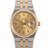 Rolex Datejust Oysterquarz, Gelbgold/Edelstahl, Champagner Dial, Ref. 17013, B+P