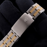 Rolex Datejust Oysterquarz, Gelbgold/Edelstahl, Champagner Dial, Ref. 17013, B+P