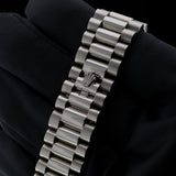 Rolex Day-Date 40, Platinum, Ice Blue Motif Dial, LC100, Ref. 228206, 11-2019, B+P