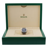 Rolex Day-Date 40, Weißgold, Blue Roman Dial, Ref. 228239, 2021, B+P