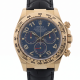 Rolex Daytona Blue Arabic Racing Dial, LC100, Erstkaufrechnung, Ref. 116518, 05-2017, B+P