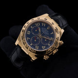 Rolex Daytona Blue Arabic Racing Dial, LC100, Erstkaufrechnung, Ref. 116518, 05-2017, B+P