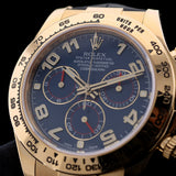 Rolex Daytona Blue Arabic Racing Dial, LC100, Erstkaufrechnung, Ref. 116518, 05-2017, B+P