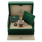 Rolex Daytona Chronograph, Black Dial, Diamant Indizes, Rosegold, Ref. 116505, B+P