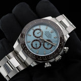 Rolex Daytona Cosmograph, Platin, Ice Blue Dial, Ref. 116506, 2017, B+P