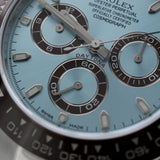 Rolex Daytona Cosmograph, Platin, Ice Blue Dial, Ref. 116506, 2017, B+P