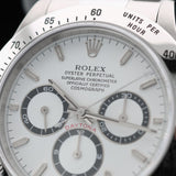 Rolex Daytona, Zenith W-Serie, White Dial, LC100, Ref. 16520, 08-1996, B+P