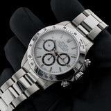 Rolex Daytona, Zenith W-Serie, White Dial, LC100, Ref. 16520, 08-1996, B+P