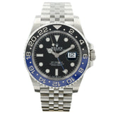 Rolex GMT Master II, "Batgirl", Jubilee, Ref. 126710BLNR, 2022, B+P