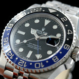 Rolex GMT Master II, "Batgirl", Jubilee, Ref. 126710BLNR, 2022, B+P