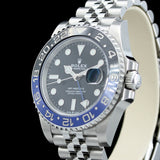 Rolex GMT Master II, "Batgirl", Jubilee, Ref. 126710BLNR, 2022, B+P