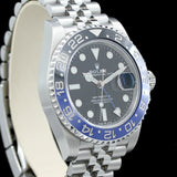 Rolex GMT Master II, "Batgirl", Jubilee, Ref. 126710BLNR, 2022, B+P