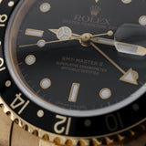 Rolex GMT Master II, Gelbgold, Jubilee, E-Serie, LC100, Ref. 16718, 02-1992, B+P
