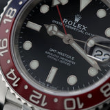 Rolex GMT Master II, "Batman", Jubilee, Ref. 126710BLNR, B+P