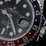Rolex GMT Master II, "Batman", Jubilee, Ref. 126710BLNR, B+P