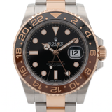 Rolex GMT Master II, "Rootbeer", Roségold/Stahl, Ref. 126711CHNR, 08-2018,  B+P