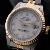 Rolex Lady Datejust 26, Stahl/Gelbgold, Rolex Service 2021, Ref. 69173, 1987, mit Box