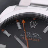 Rolex Milgauss, Black Dial, LC100, Edelstahl, Ref. 116400, 12-2007, B+P