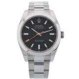 Rolex Milgauss, Black Dial, LC100, Edelstahl, Ref. 116400, 12-2007, B+P