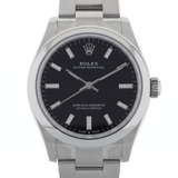 Rolex Oyster Perpetual 31, Black Dial, ungetragen, Ref. 277200, 2025, B+P