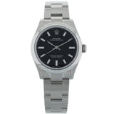 Rolex Oyster Perpetual 31, Black Dial, ungetragen, Ref. 277200, 2025, B+P