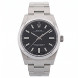 Rolex Oyster Perpetual 34, Black Dial, Oyster, Ref. 124200, 2024, B+P