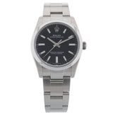 Rolex Oyster Perpetual 34, Black Dial, Oyster, Ref. 124200, 2024, B+P