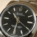 Rolex Oyster Perpetual 34, Black Dial, Oyster, Ref. 124200, 2024, B+P