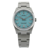 Rolex Oyster Perpetual 36, "Tiffany" Dial, Edelstahl, Ref. 126000, 2024, B+P