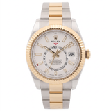 Rolex Sky-Dweller, White Dial, Stahl/Gold, 42mm, Ref. 336933, 08-2023, B+P