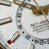 Rolex Sky-Dweller, White Dial, Stahl/Gold, 42mm, Ref. 336933, 08-2023, B+P