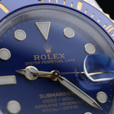 Rolex Submariner, bicolor, blue dial, Ref. 116613LB, 2020\DE, B+P