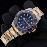 Rolex Submariner Date, "Bluesy", Stahl/Gelbgold, LC100, Ref. 126613LB, 09-2025, B+P