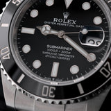 Rolex Submariner Date, Schwarz, LC100, Erstkaufrechnung, Ref. 126610LN, 2023, B+P