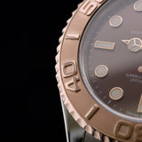 Rolex Yachtmaster 37, Chocolate Dial, LC100, Ref. 268621, 2018, B+P