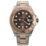 Rolex Yachtmaster 37, Chocolate Dial, LC100, Ref. 268621, 2018, B+P
