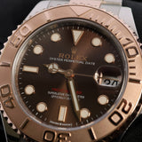 Rolex Yachtmaster 37, Chocolate Dial, LC100, Ref. 268621, 2018, B+P