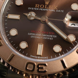 Rolex Yachtmaster 37, Chocolate Dial, LC100, Ref. 268621, 2018, B+P