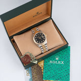 Datejust 36mm Black Diamond Dial 1989 - 16233