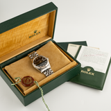 Datejust 36mm Factory Black Diamond Dial 1988 - 16234