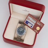 Speedmaster Triple Date Blue Dial 40mm - 3222.80.00