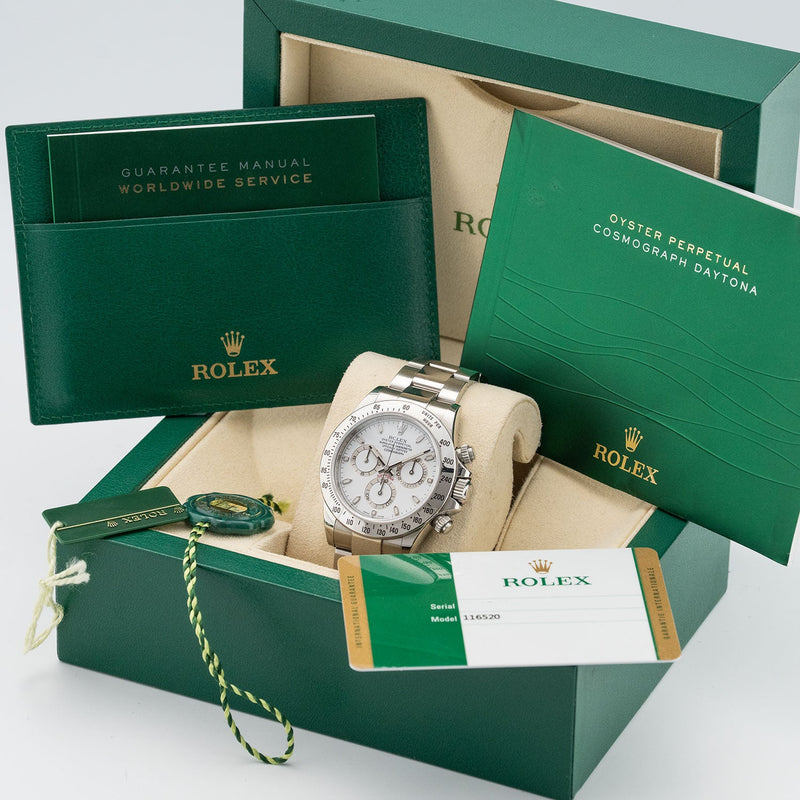 Daytona Cosmograph White APH Dial 2015 LC100 Full Set - 116520
